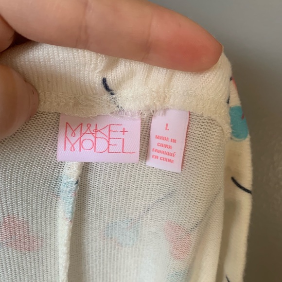 Make + Model | NWOT Soft Lollipop Red & Blue Pyjama Pants Sleepwear - Picture 4 of 4